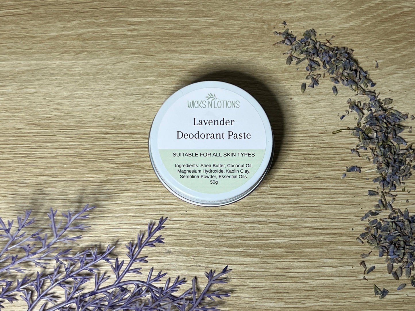 Natural Deodorant Paste