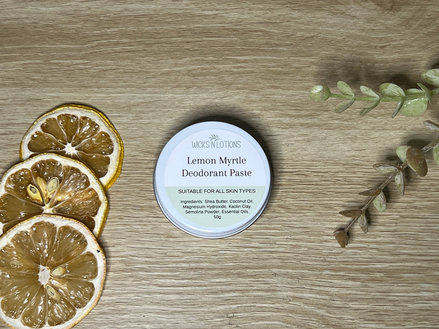 Natural Deodorant Paste