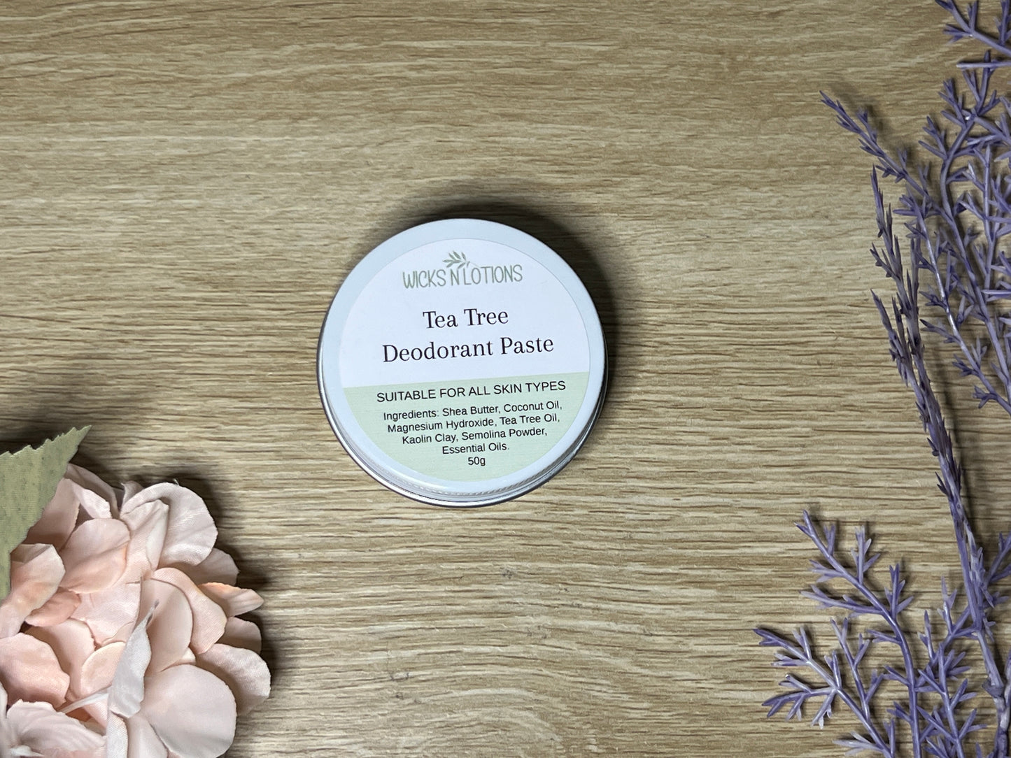 Natural Deodorant Paste
