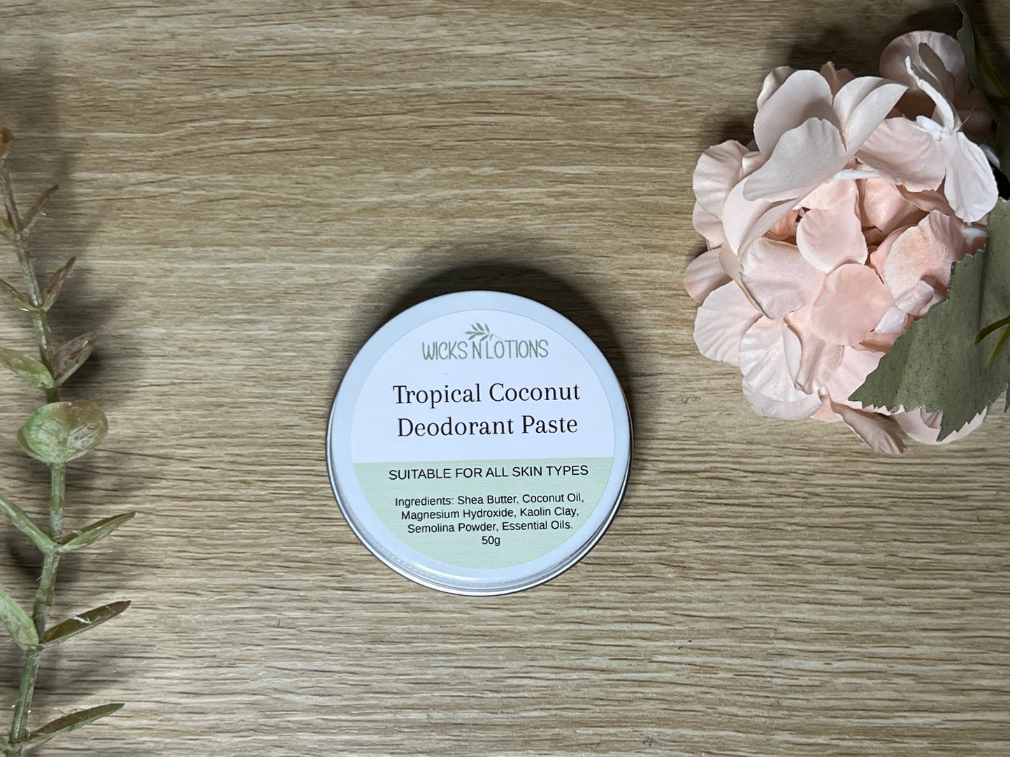 Natural Deodorant Paste