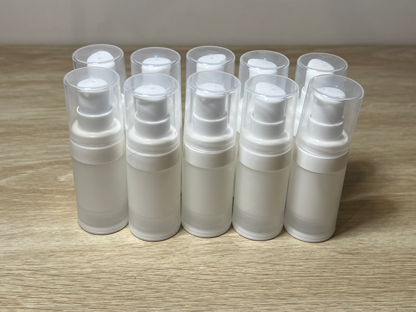 Face Lotion Pump Bottles x10