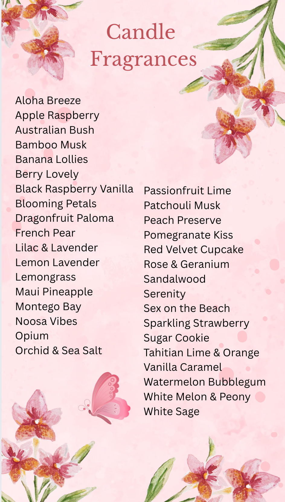 Coconut Soy Candles Large x20