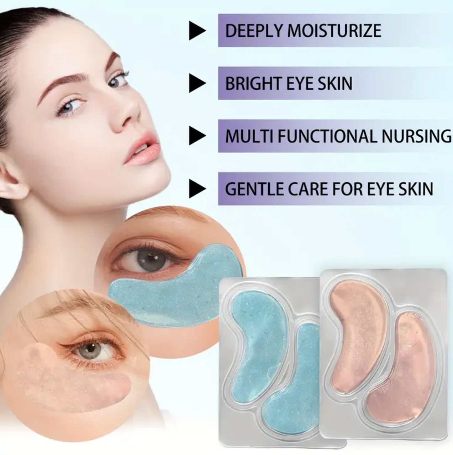 Rose and Collagen Eye Mask