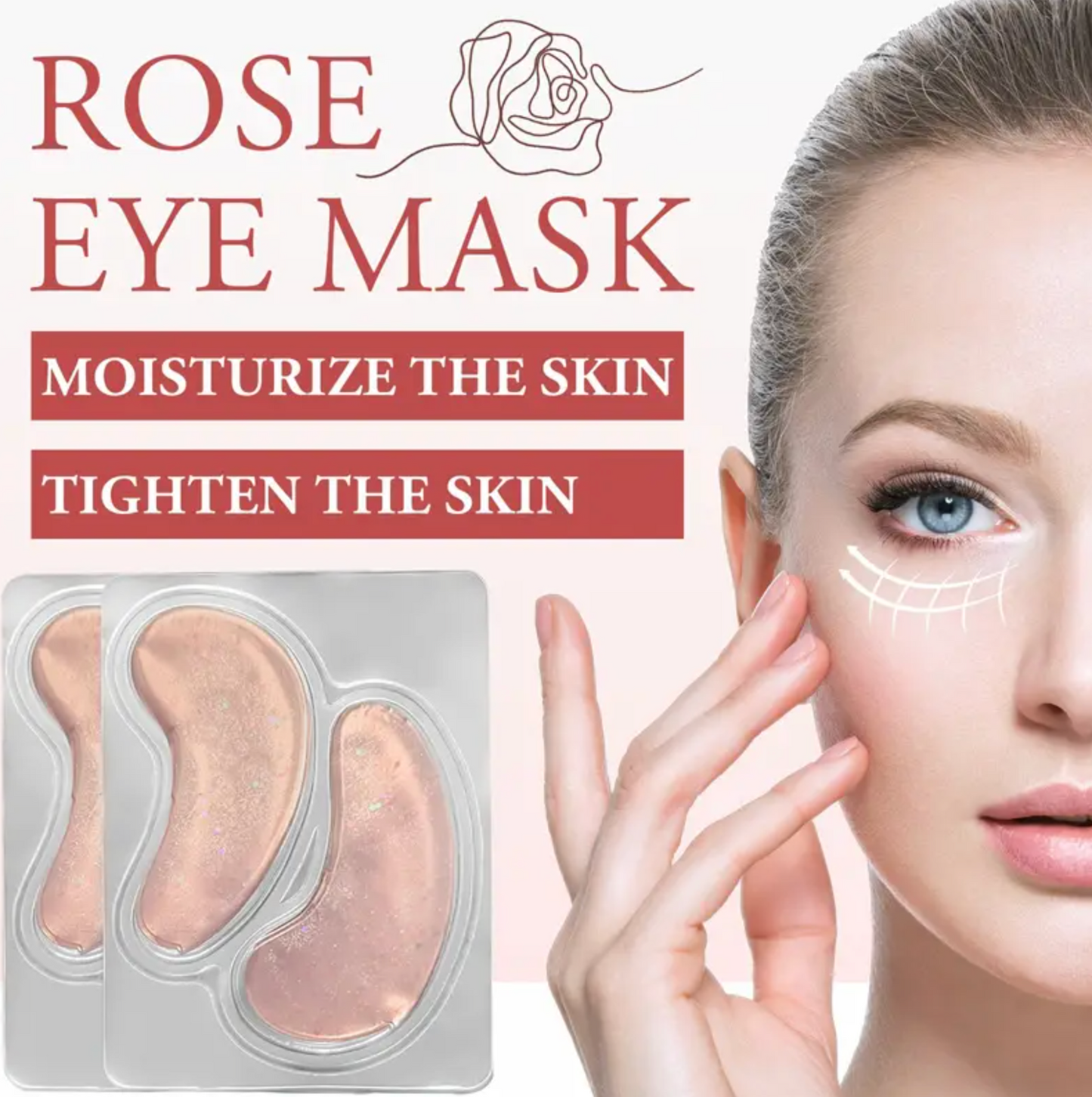 Rose and Collagen Eye Mask