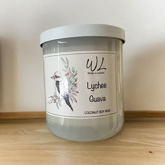 Lychee Guava Sorbet Large Soy Candle