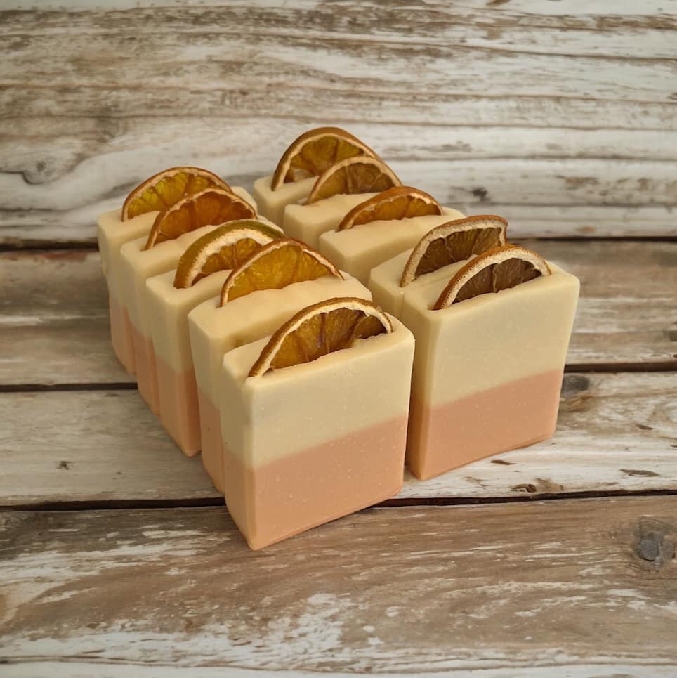 Orange Dreams Vegan Soap Loaf