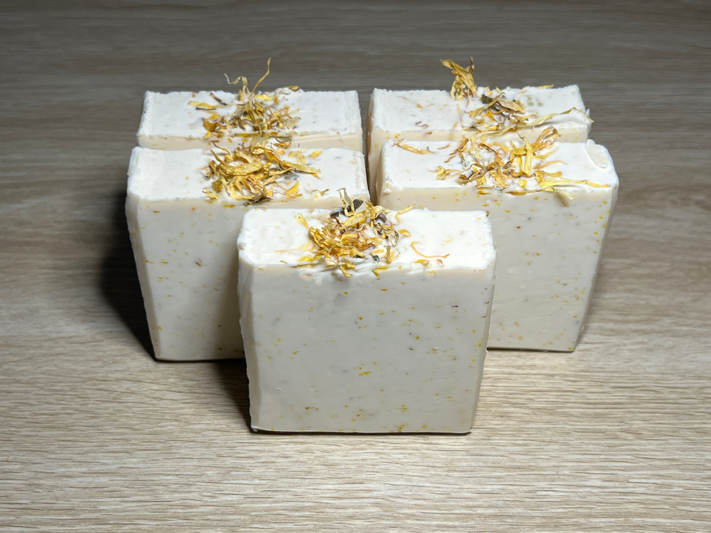 Almond Milk, Calendula Vegan Soap Loaf