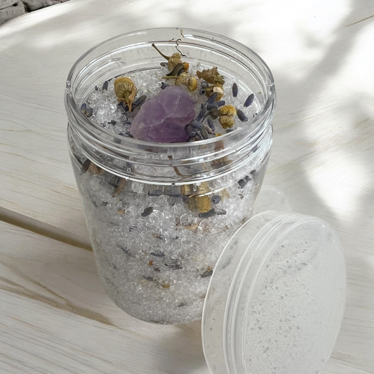 Amethyst Crystal Infused Bath Salts