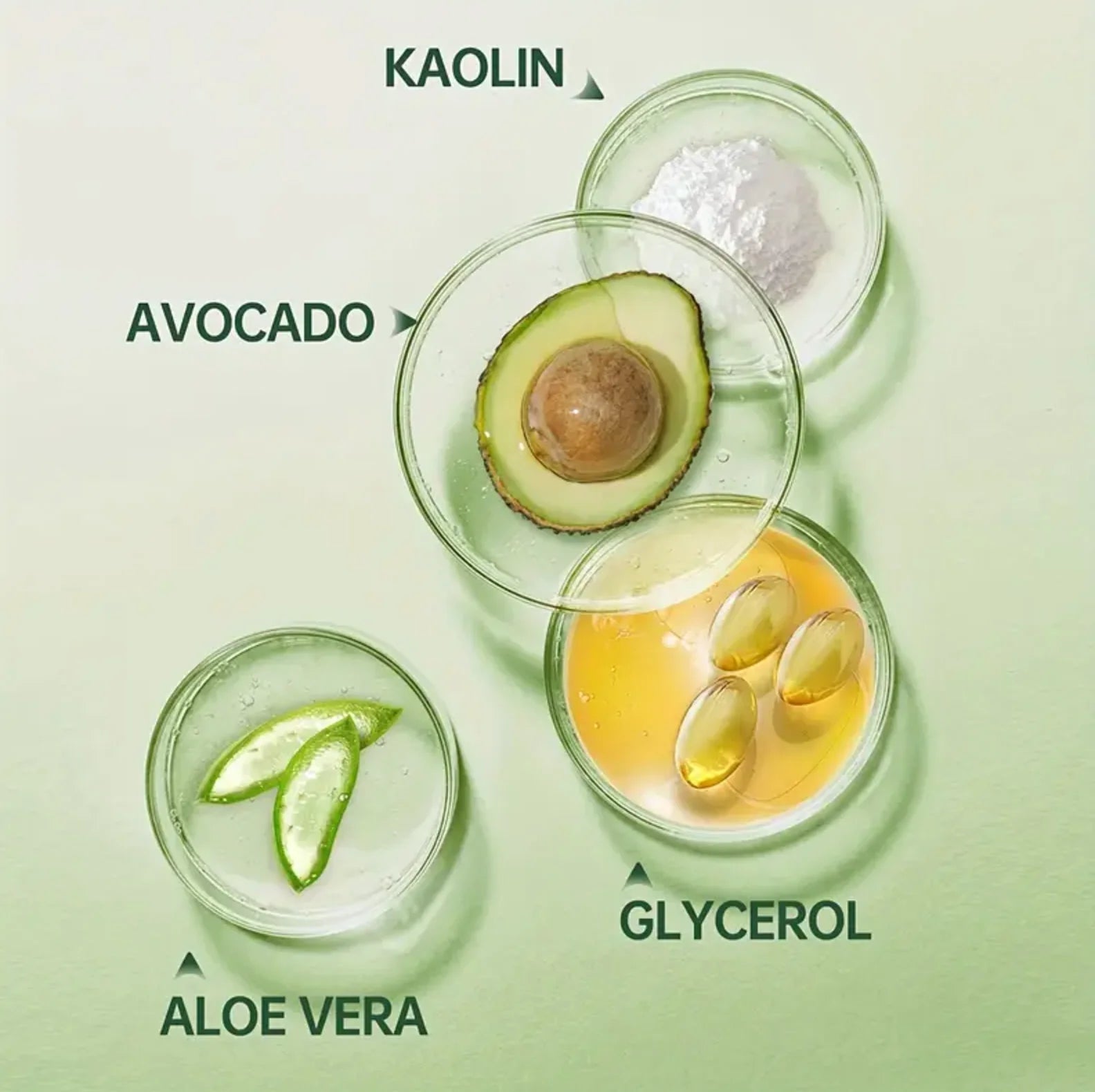 Avocado Clay Mask Facial Mud Mask