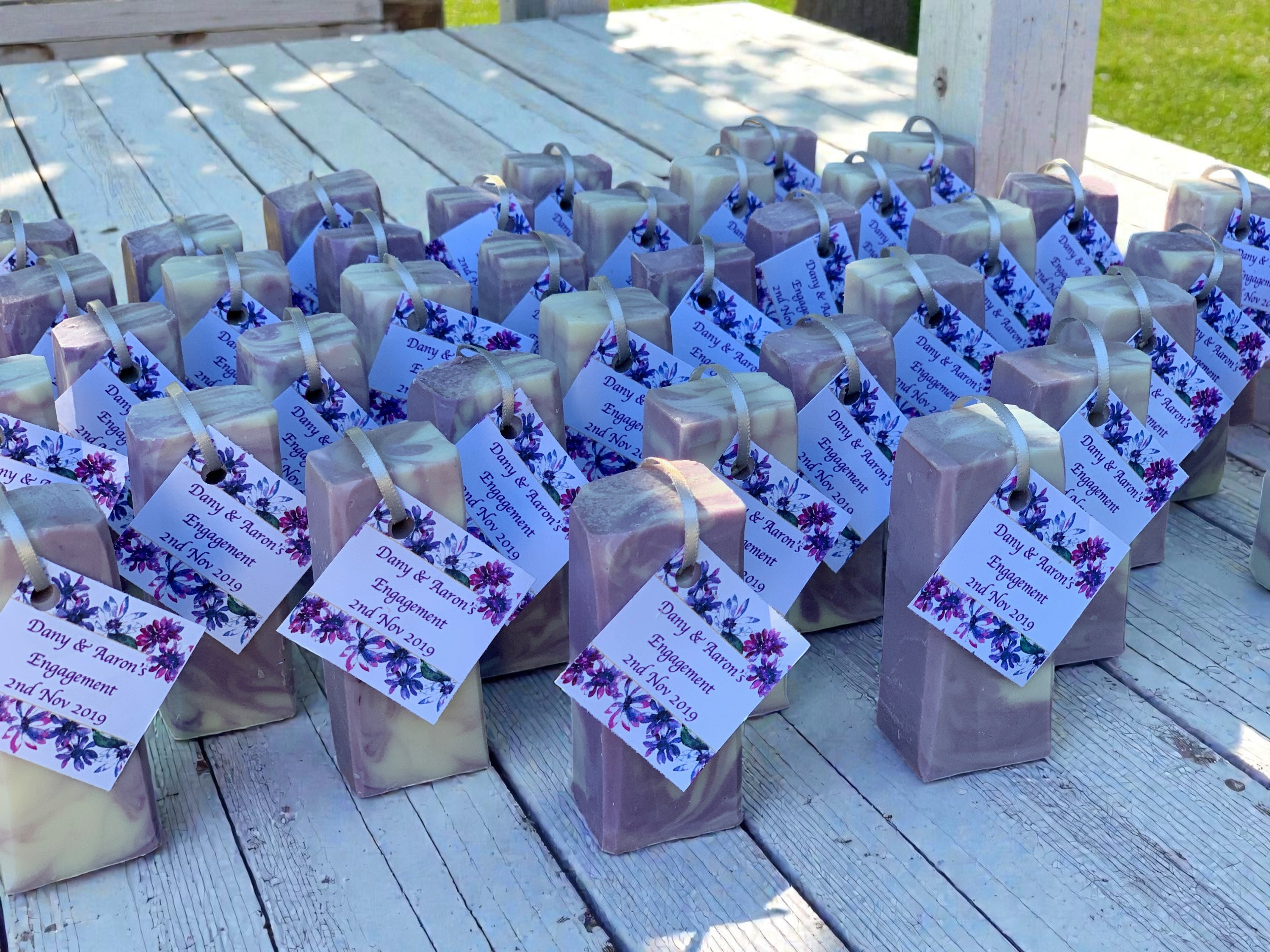 Custom Vegan Soap Bonbonnieres x20