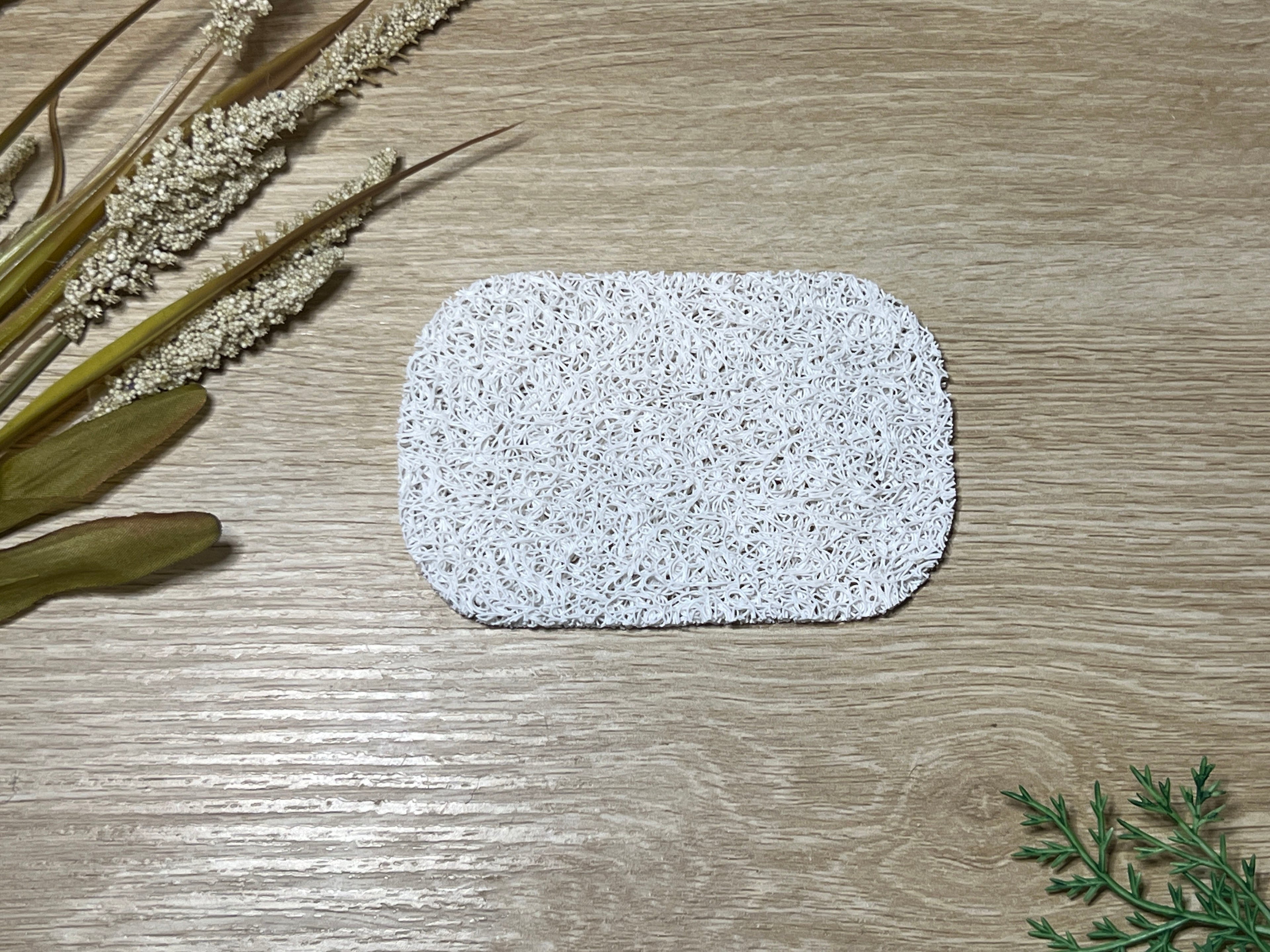 White BPA-Free Soap Savers Pad