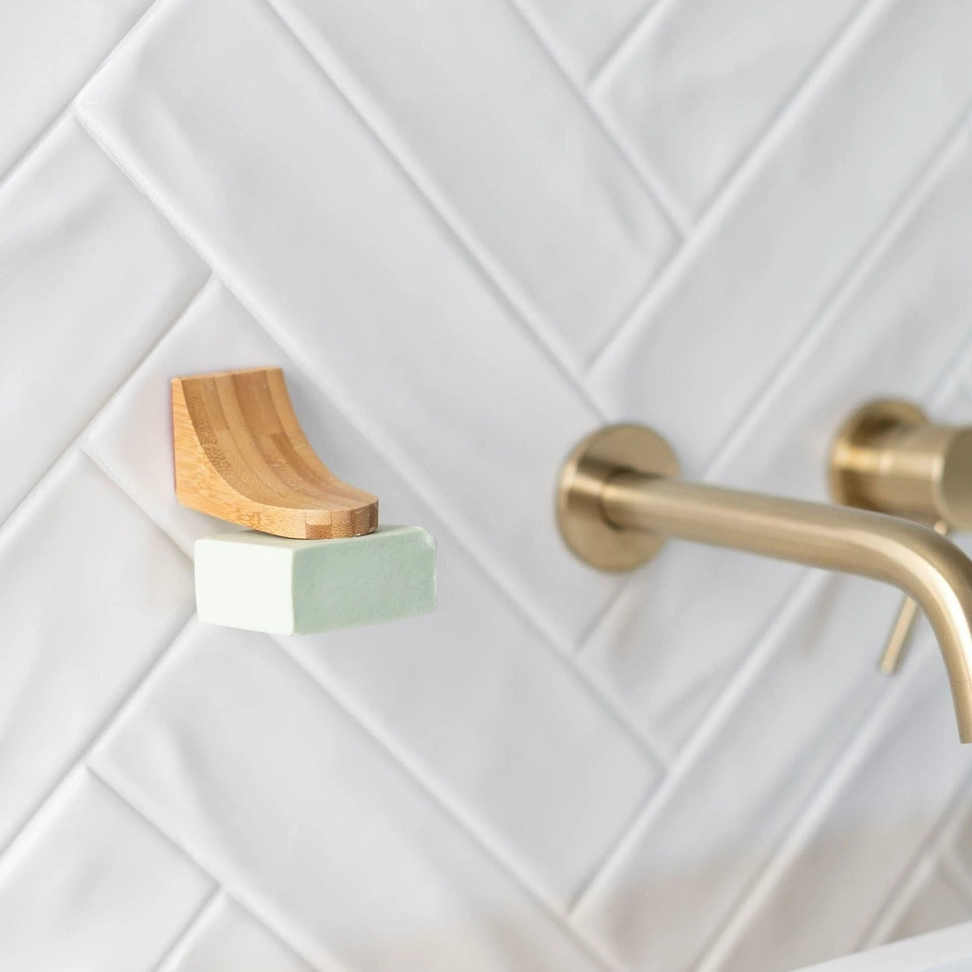 Bamboo Air Dry Magnetic Bar Holder x20