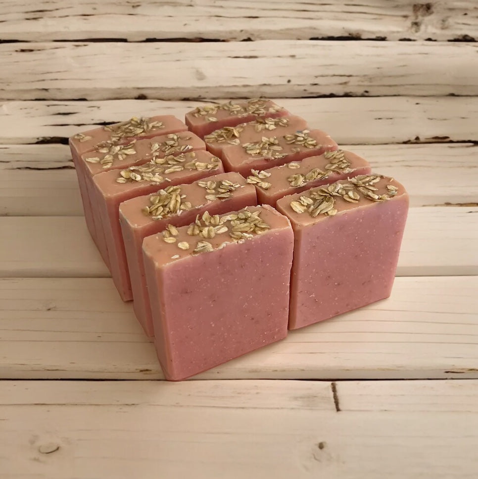 Berry Oaty Vegan Soap Loaf