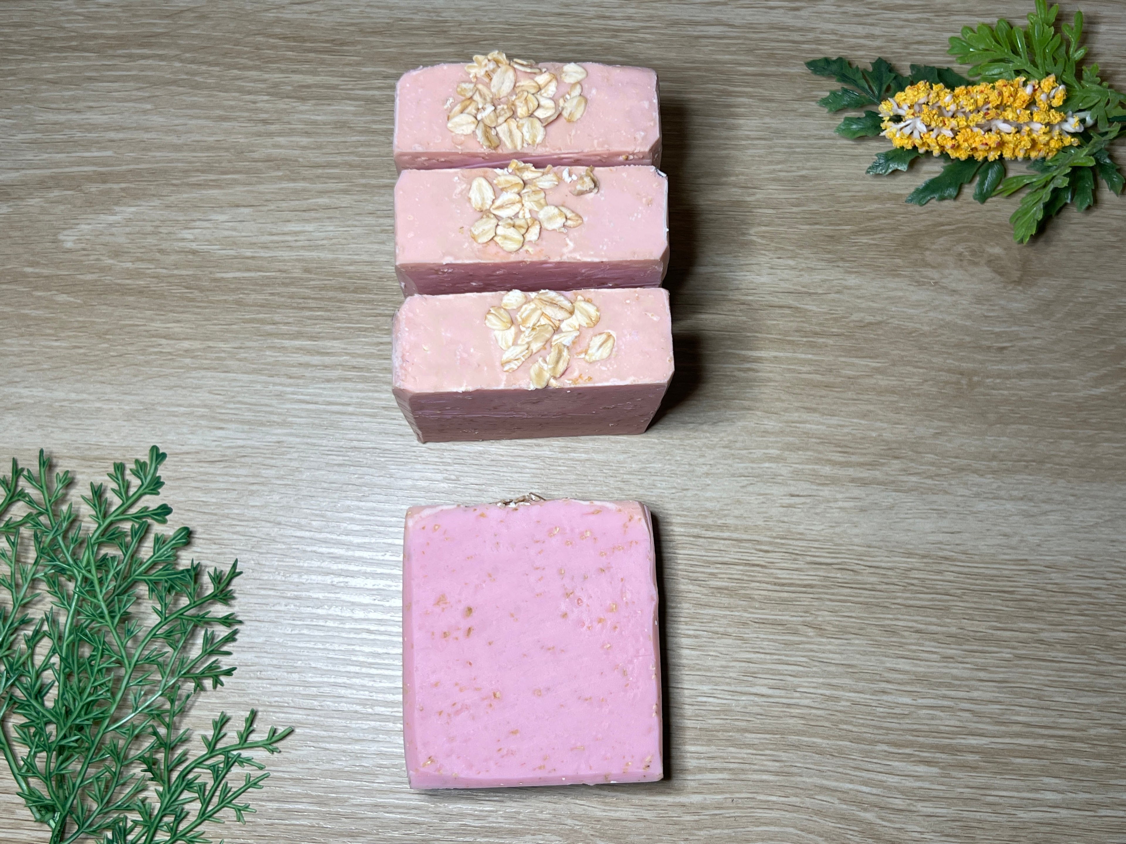 Berry Oaty Vegan Soap Loaf
