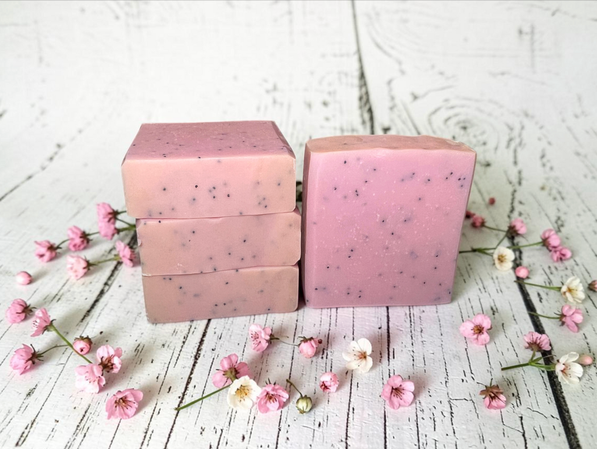 Berry Poppy Soaps x10