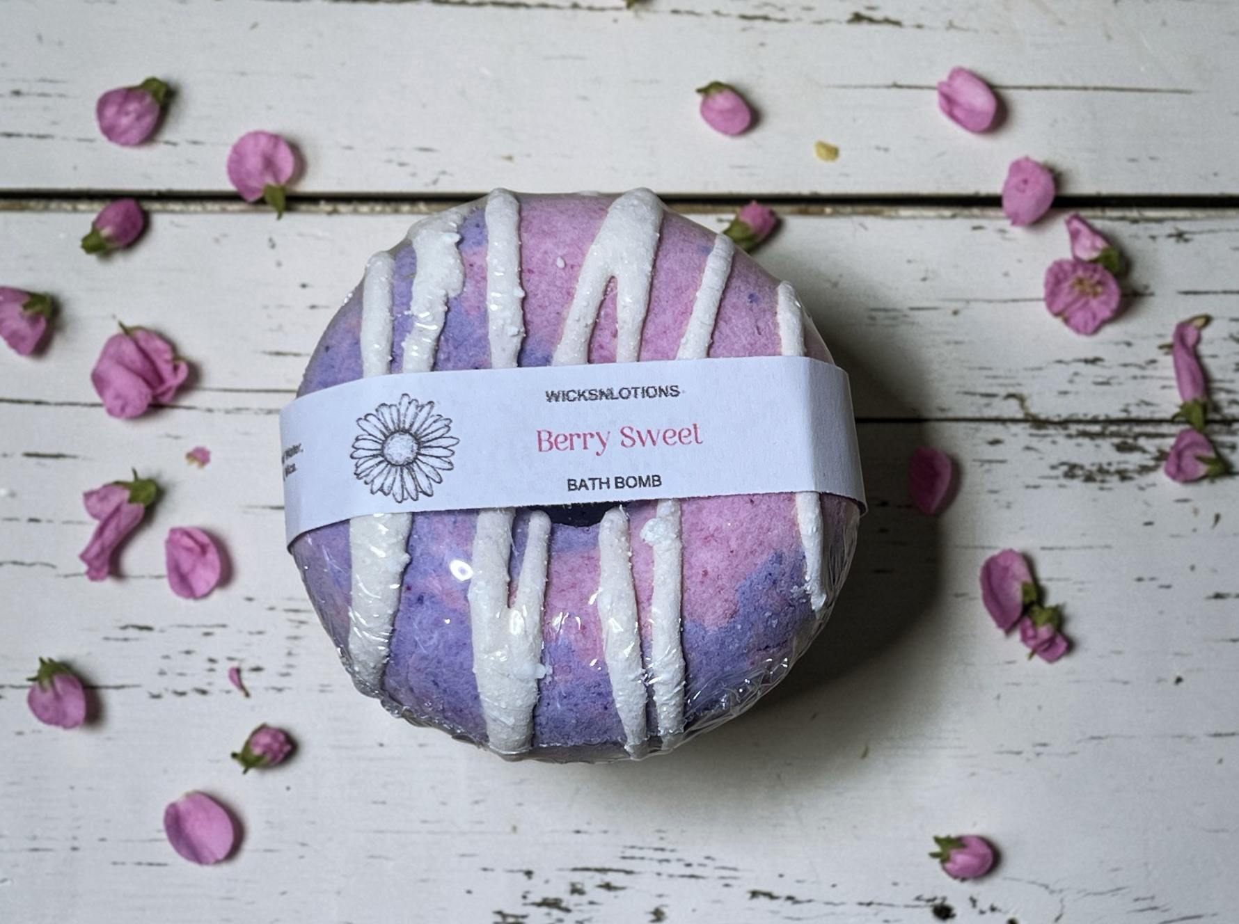 Berry Sweet Donut Bath Bomb