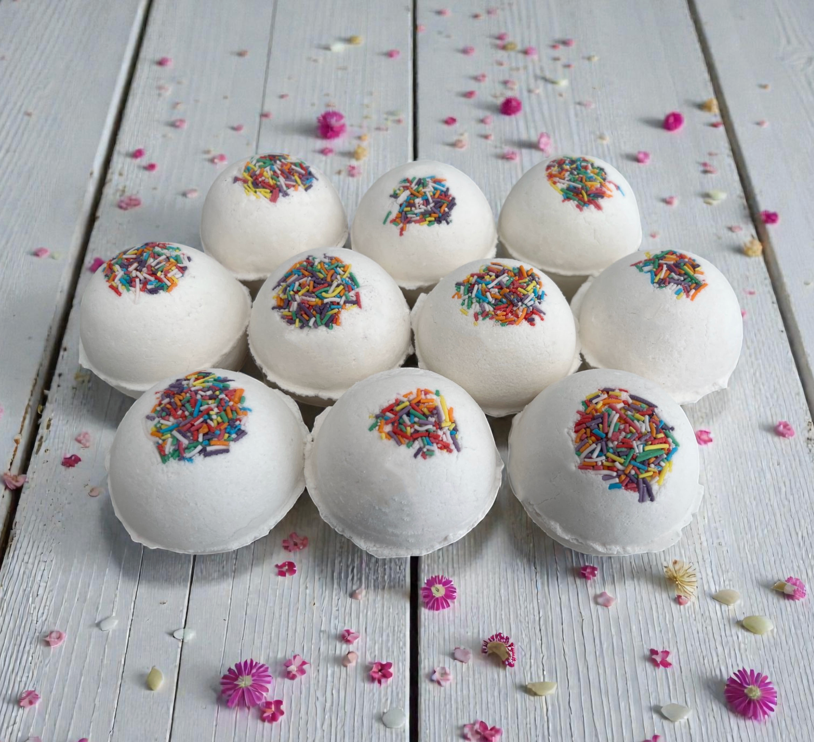 Birthday Cake Bath Bombs x10