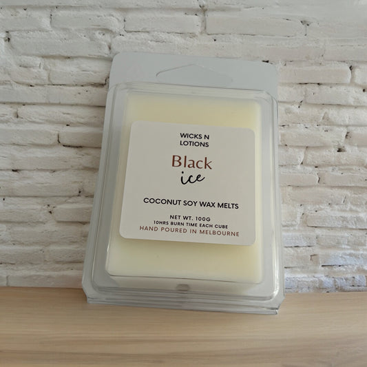 Black Ice Soy Wax Melts- Limited Edition
