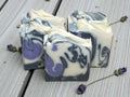 Blackberry Lavender Vegan Soap Loaf