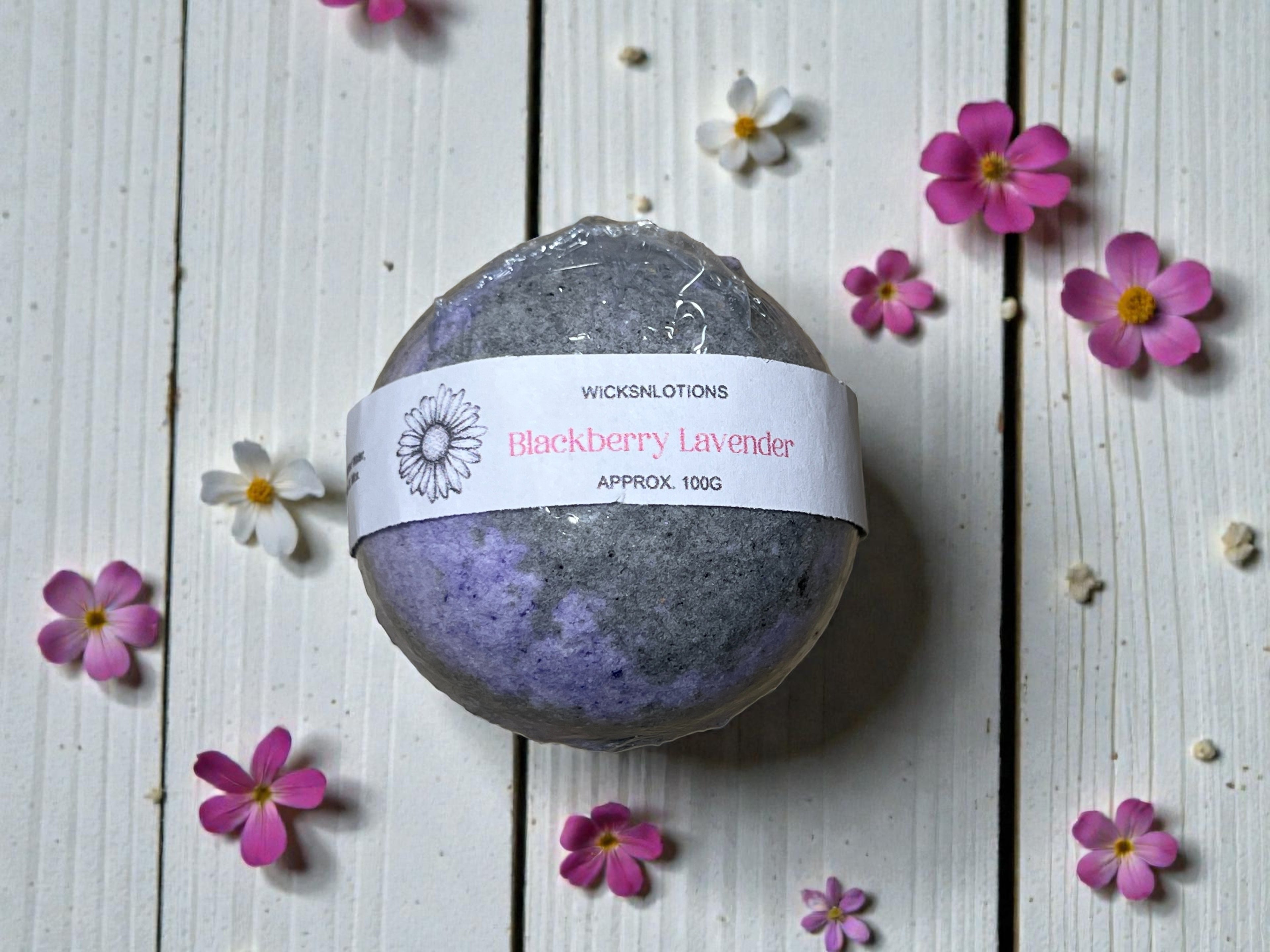Blackberry Lavender Bath Bomb