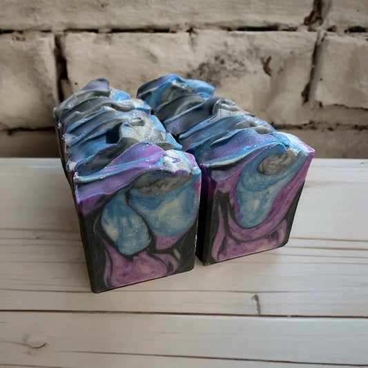 Blackberry Lavender Vegan Soap Loaf