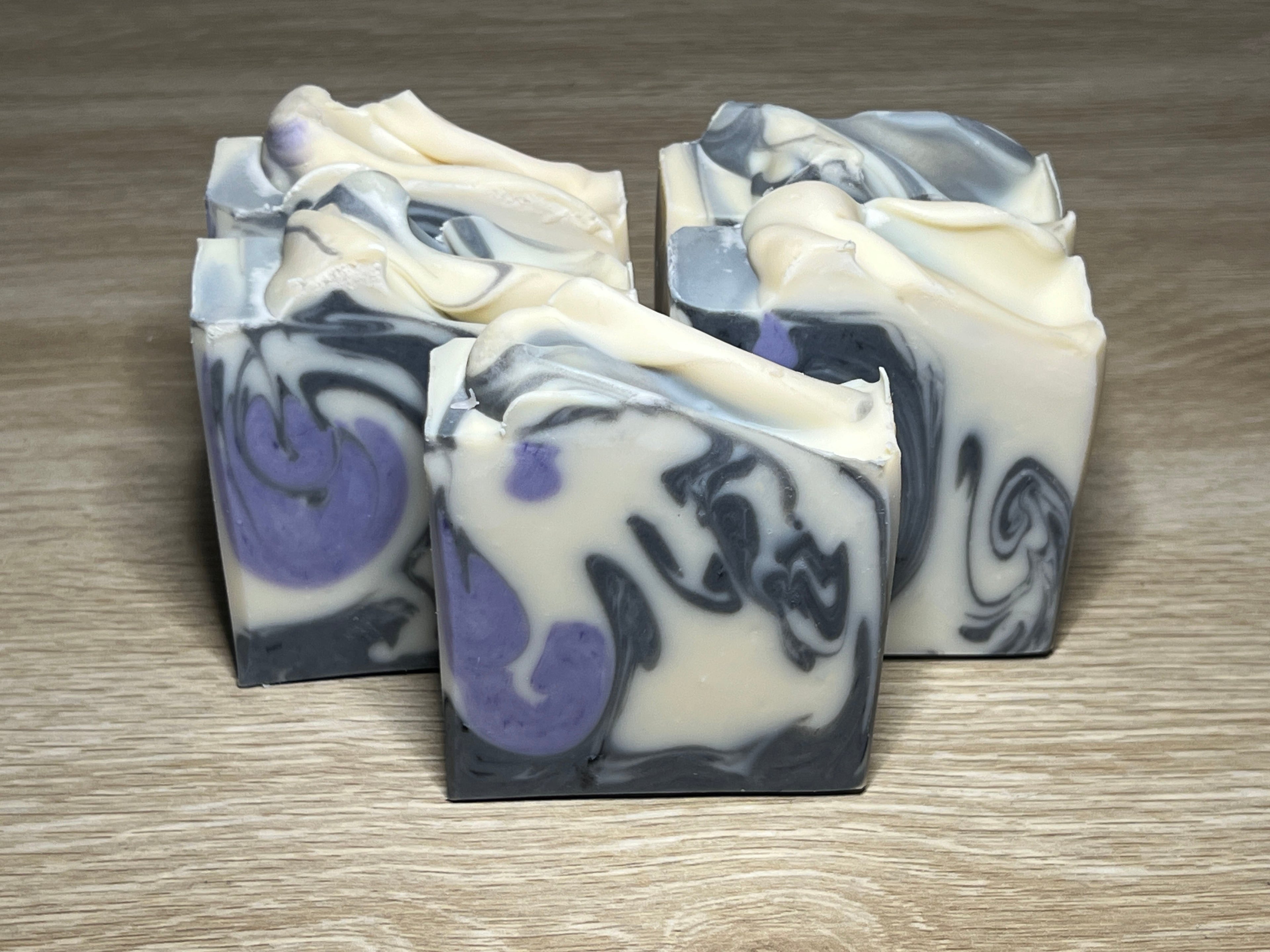Blackberry Lavender Vegan Soap Loaf