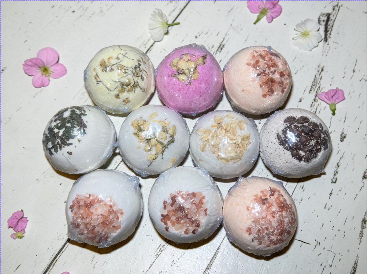 Mixed Botanical Coloured Bath Bombs #3