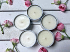 Christmas Candles in Tins x10