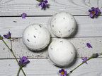 Botanical White Bath Bombs x10