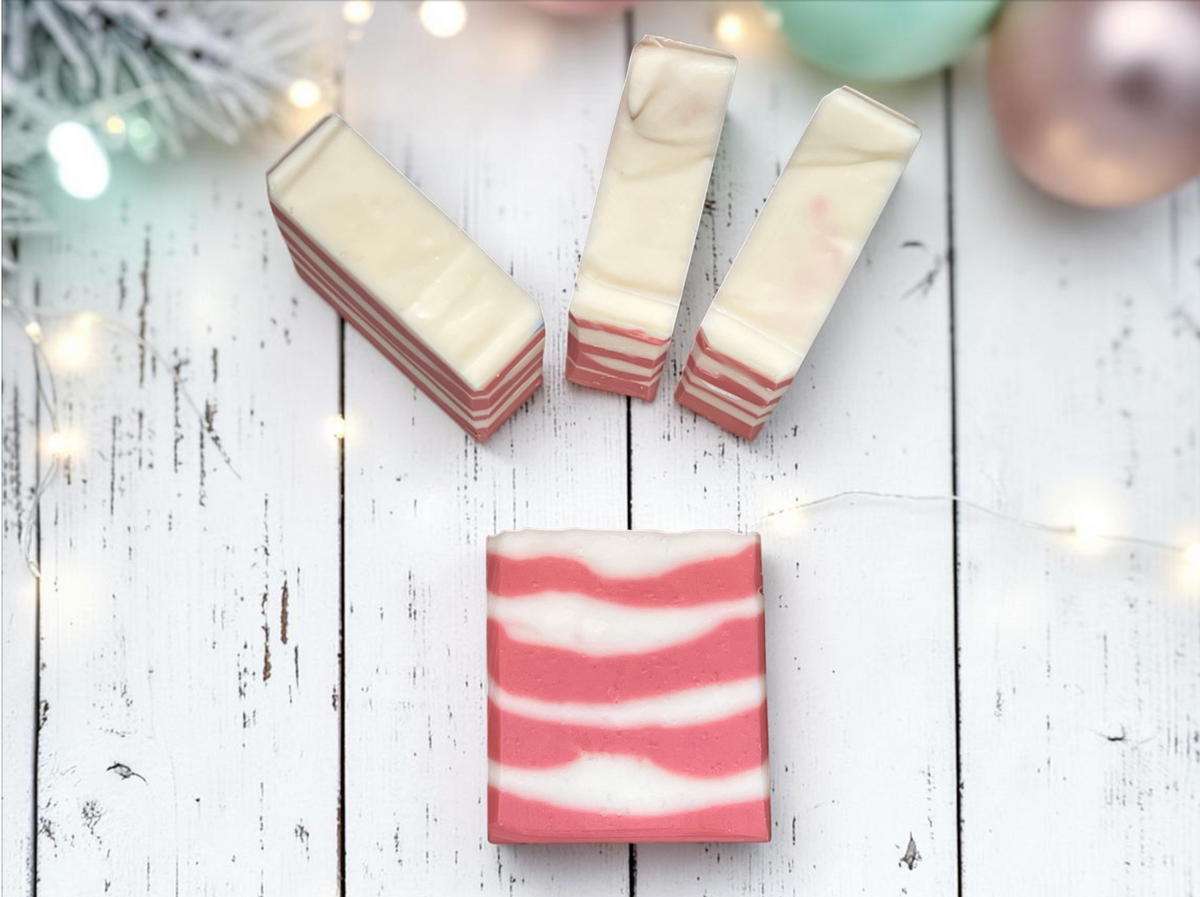 Candy Cane Soaps x10
