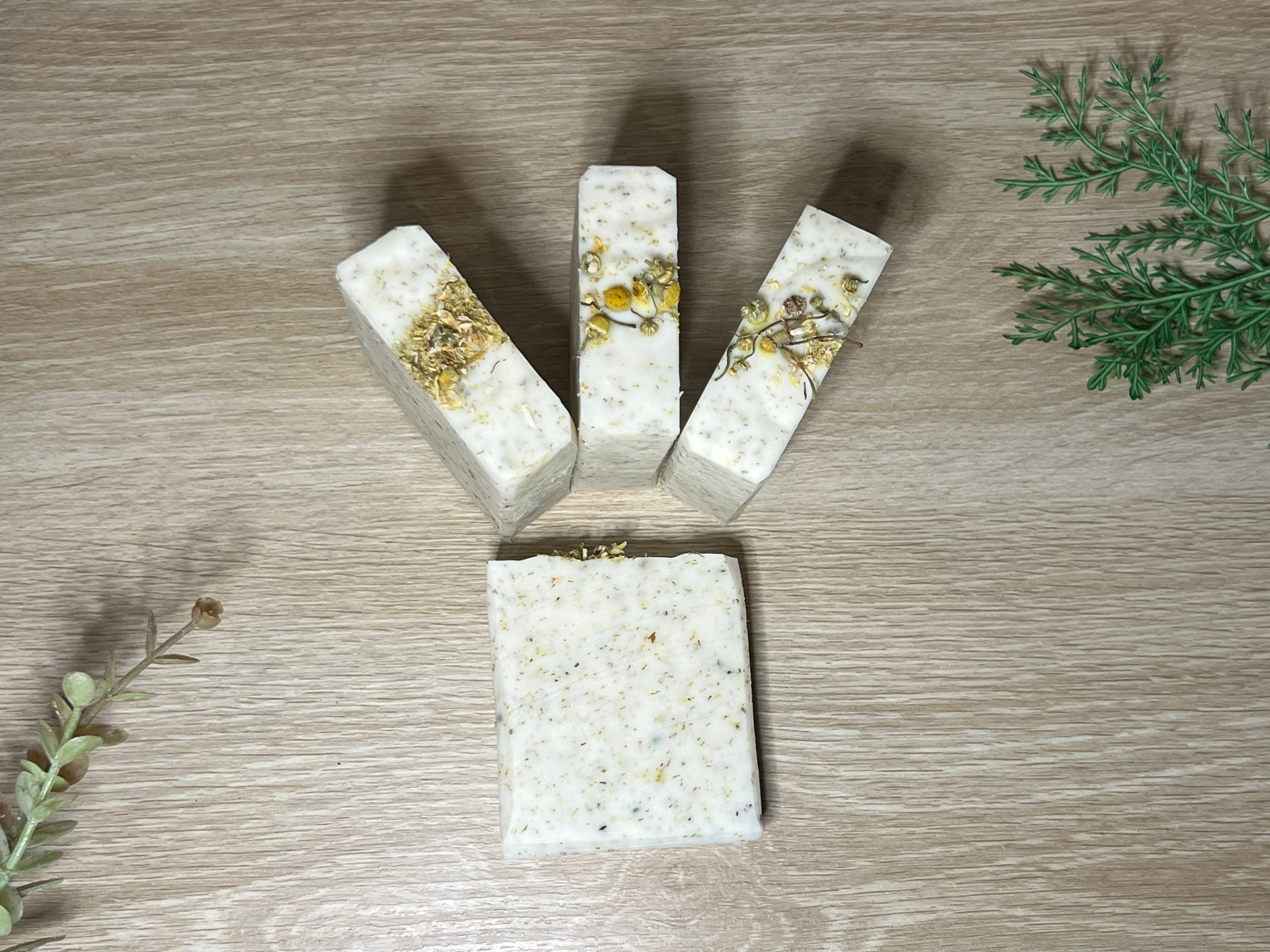 Chamomile Goats Milk Soap Loaf