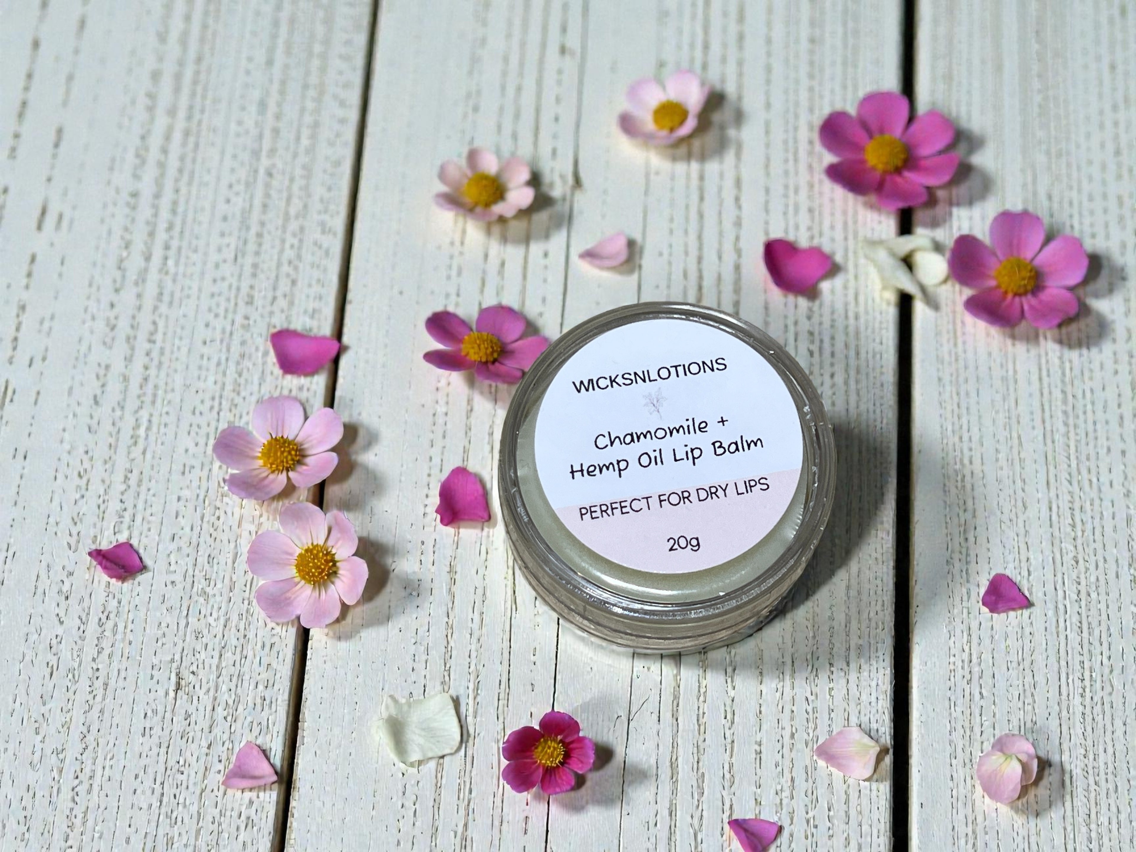 Chamomile & Hemp Vegan Lip Butter