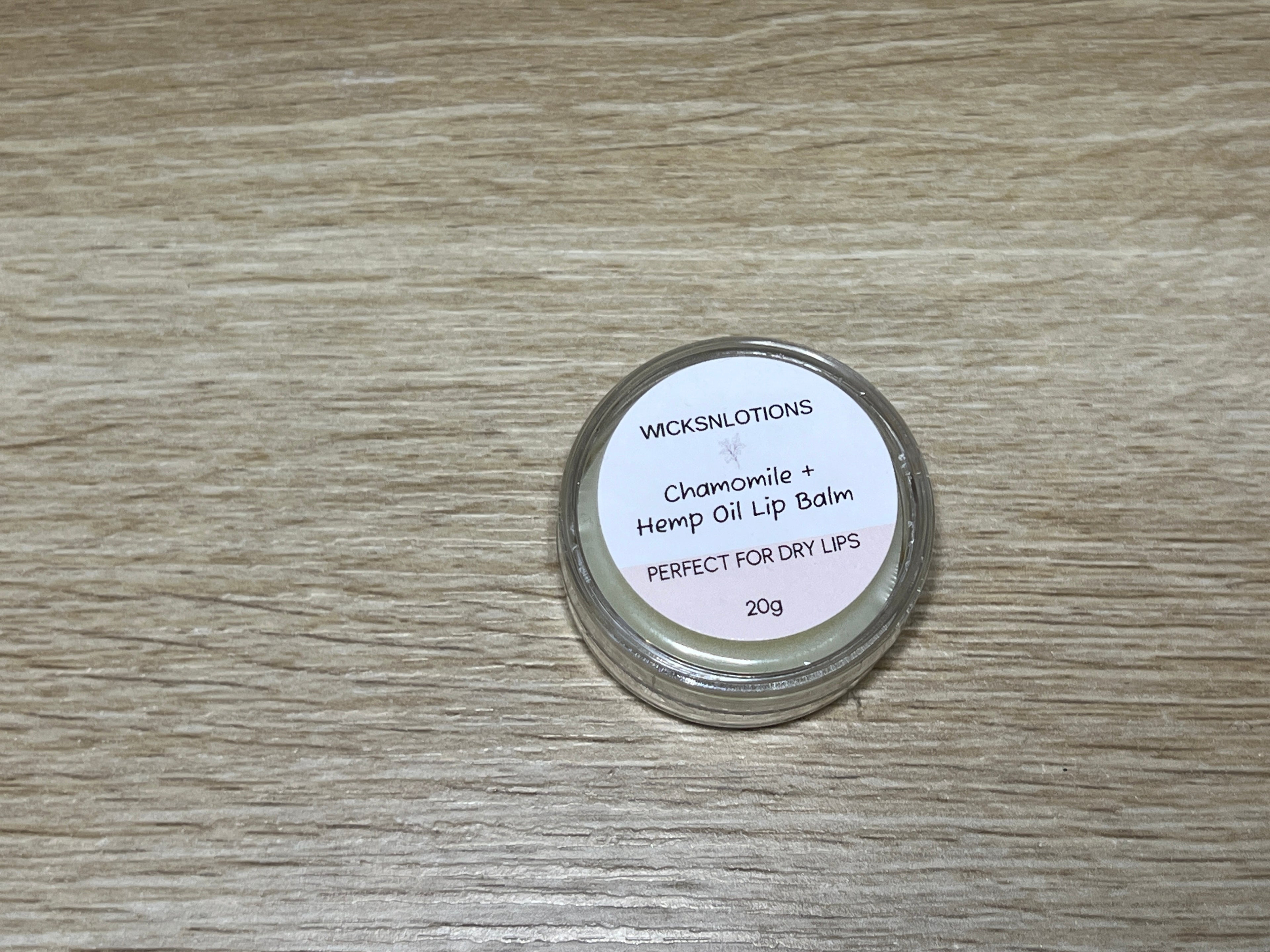 Chamomile & Hemp Vegan Lip Butter