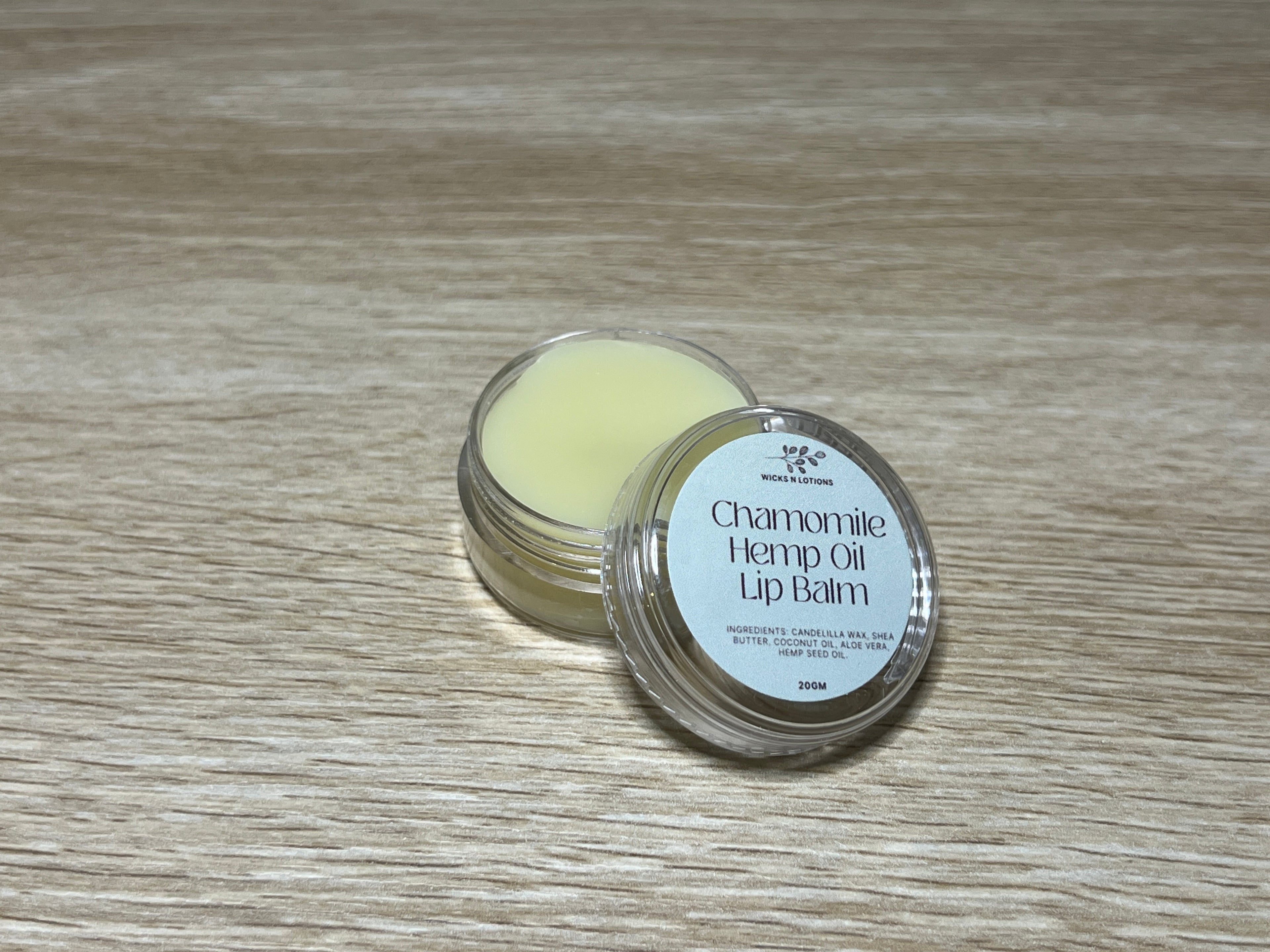 Chamomile & Hemp Vegan Lip Butter