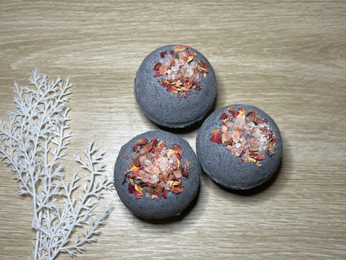 Charcoal & Dead Sea Salt Bath Bombs x10