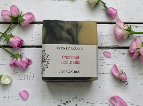 Charcoal Goats Milk Soap Loaf