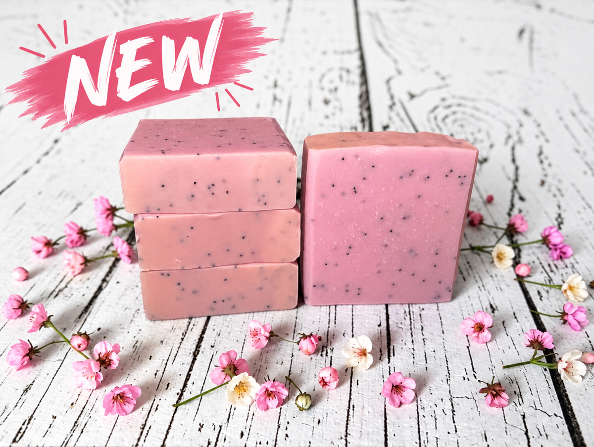 Berry Poppy Soaps x10