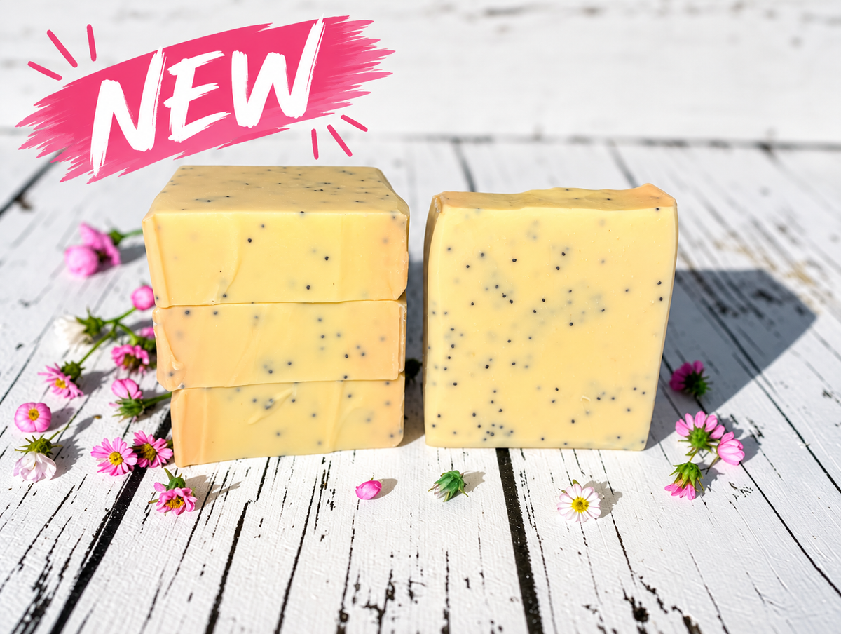 Orange Poppyseed Soaps x10