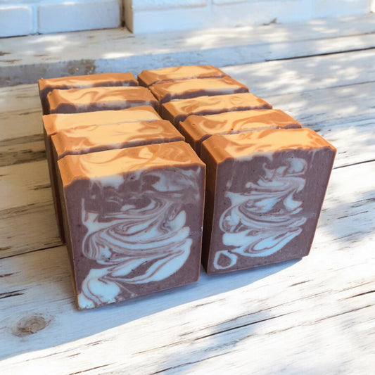 Chocolate Fudge Vegan Soap Loaf