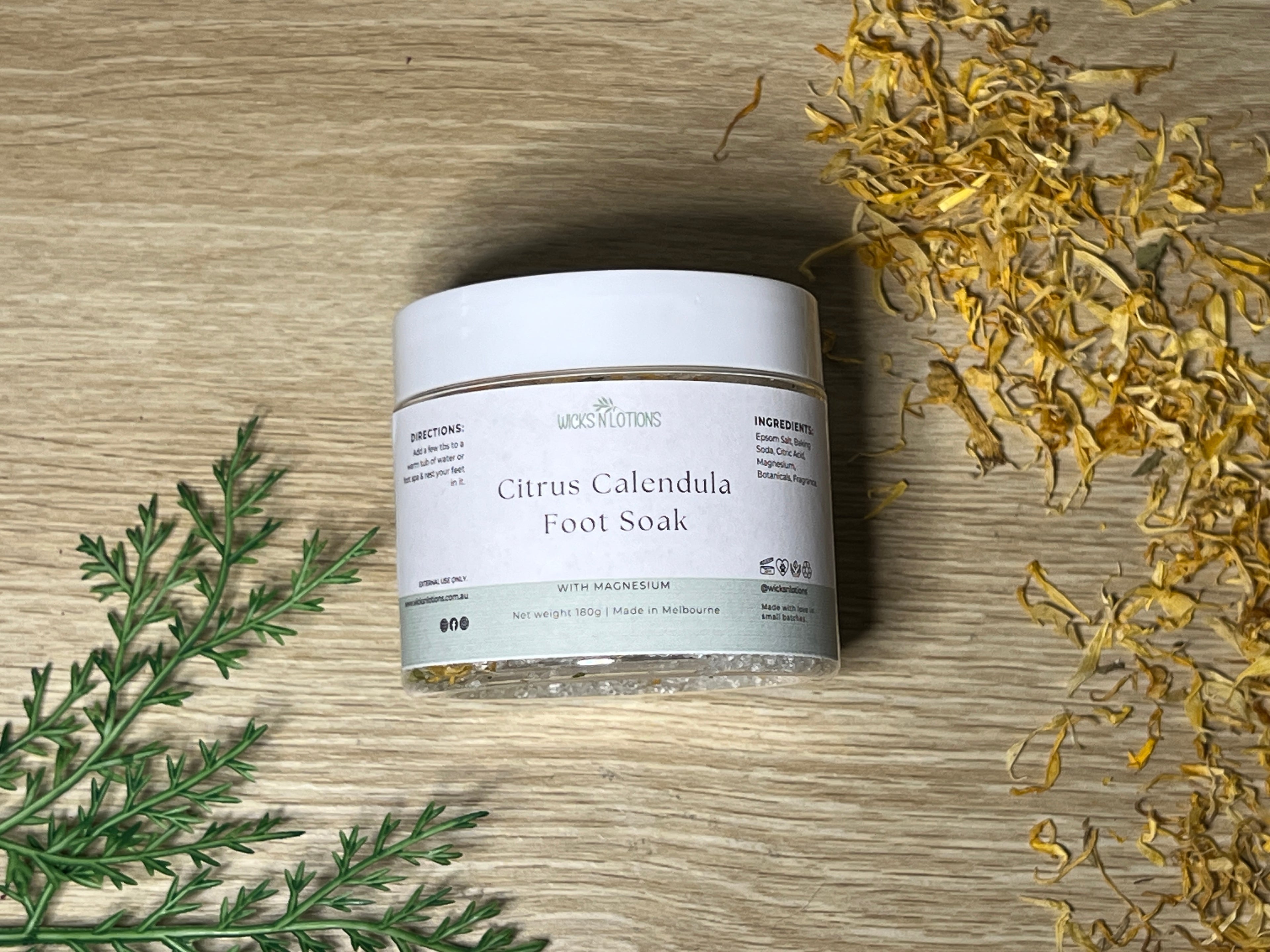 Citrus Calendula Foot Soak