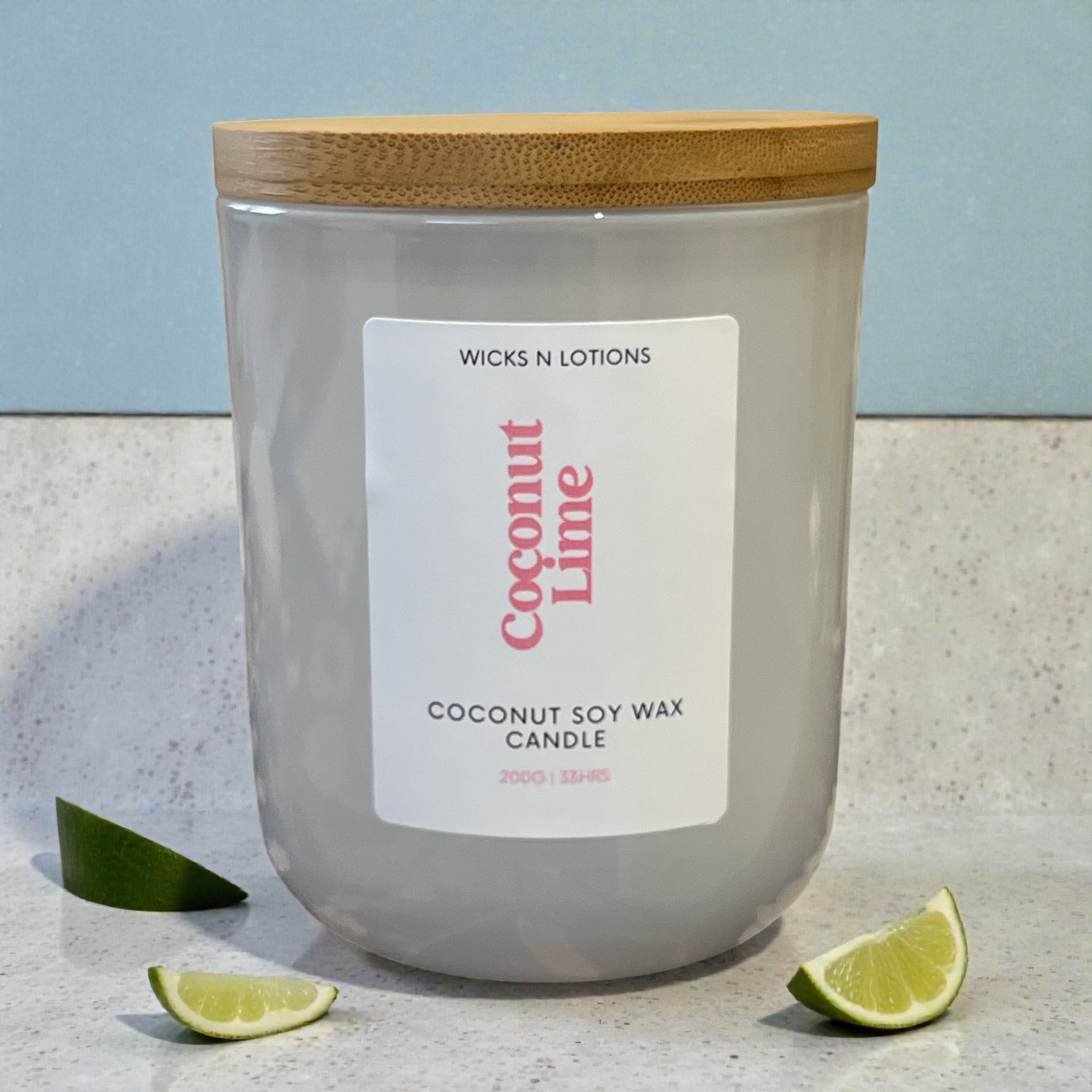 Coconut Lime Large Soy Candle