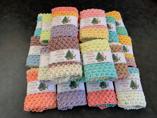 Christmas Cotton Washers x10