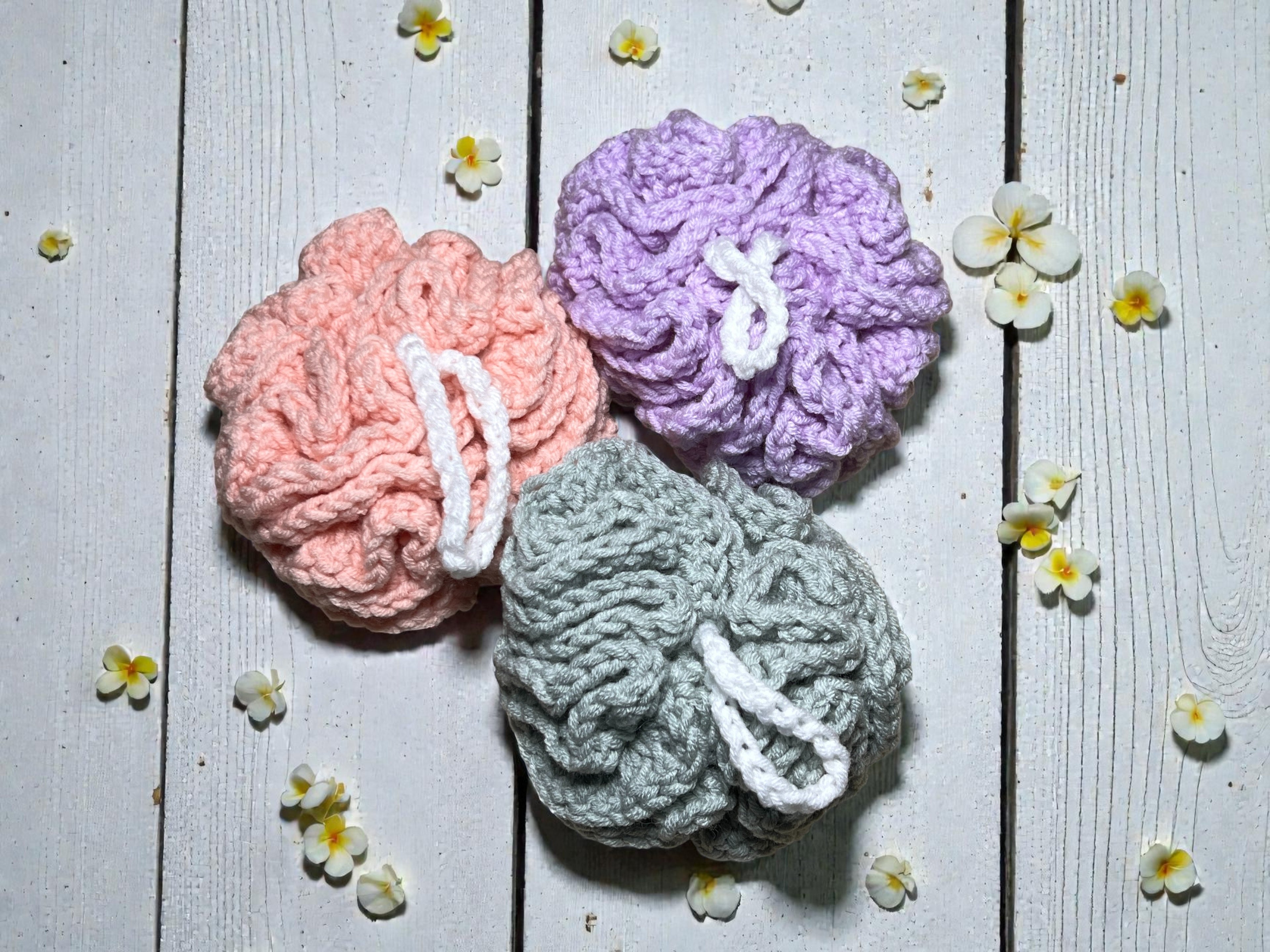 Hand Crocheted Shower Loofah