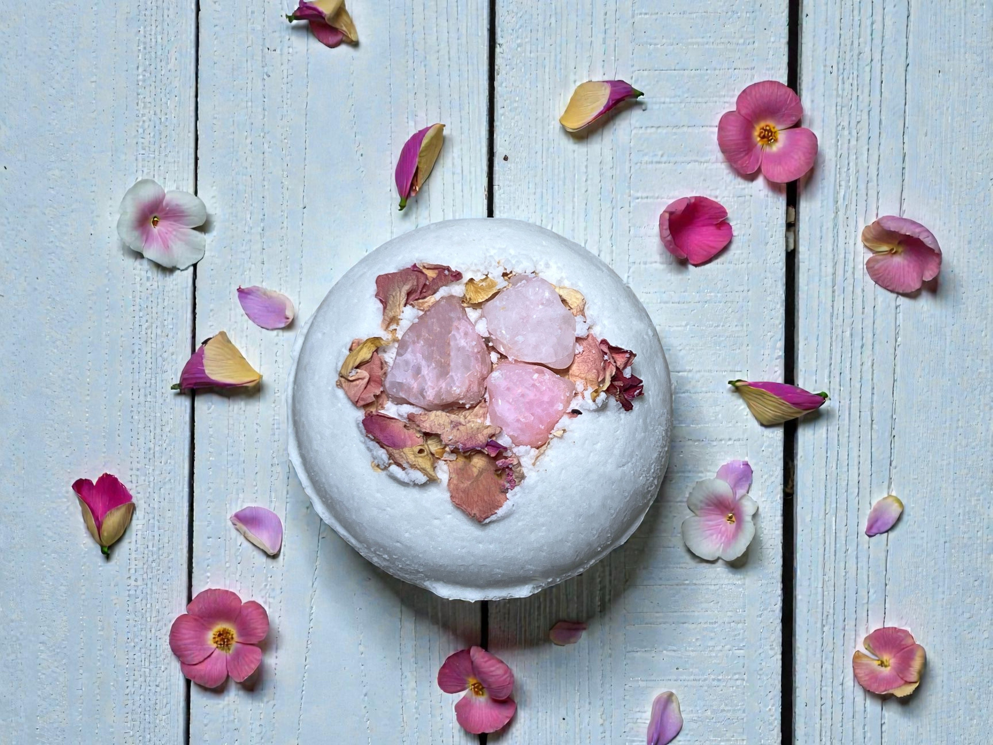 Rose Quartz Bath Bomb
