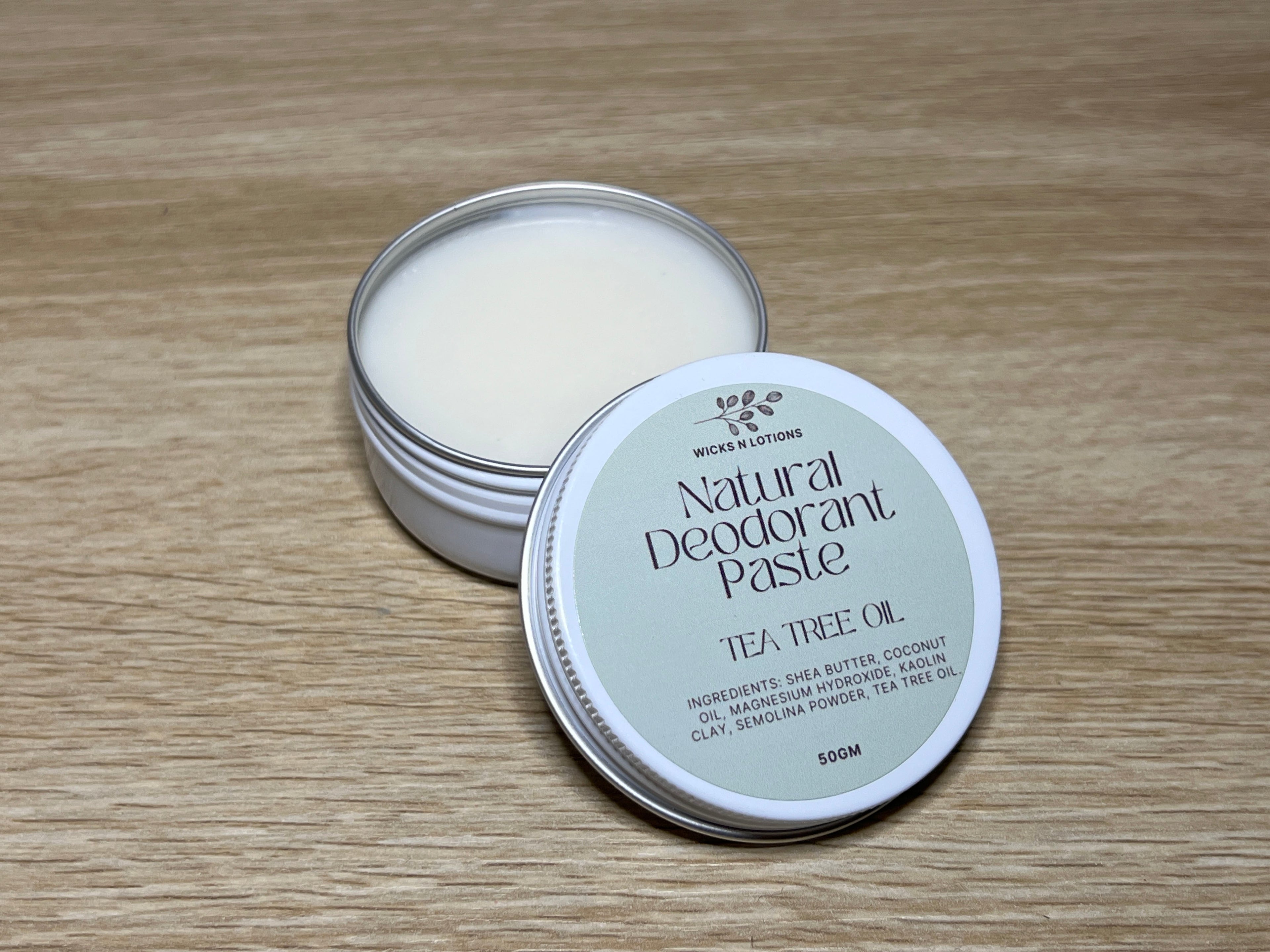Natural Deodorant Paste