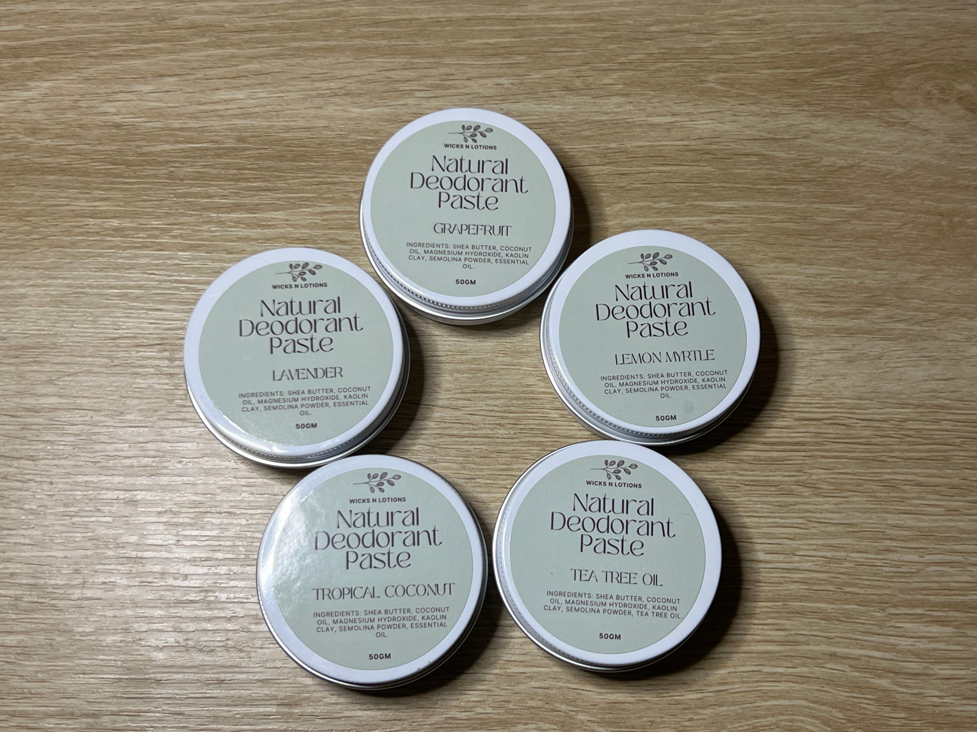 Natural Deodorant Paste (Special)