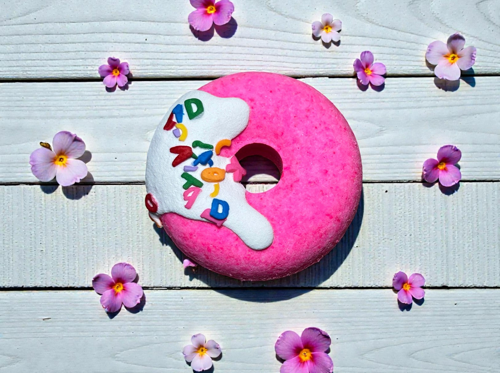 Alphabet Donut Bath Bomb