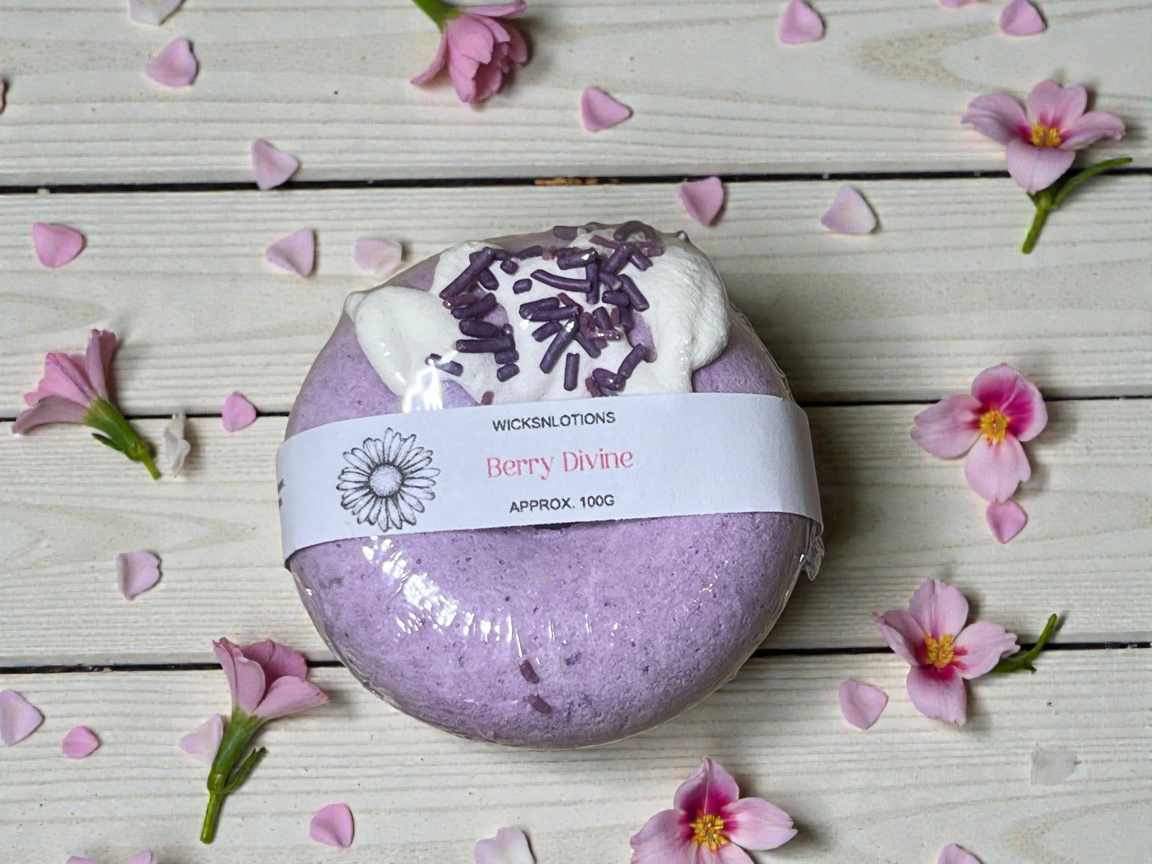 Berry Divine Donut Bath Bomb