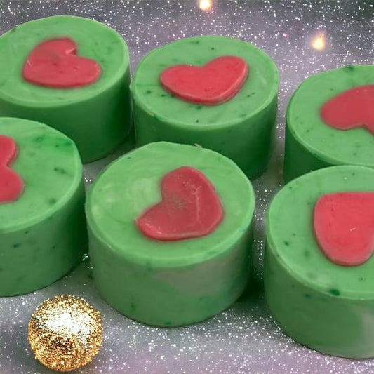 Grinchmas Round Soaps x10