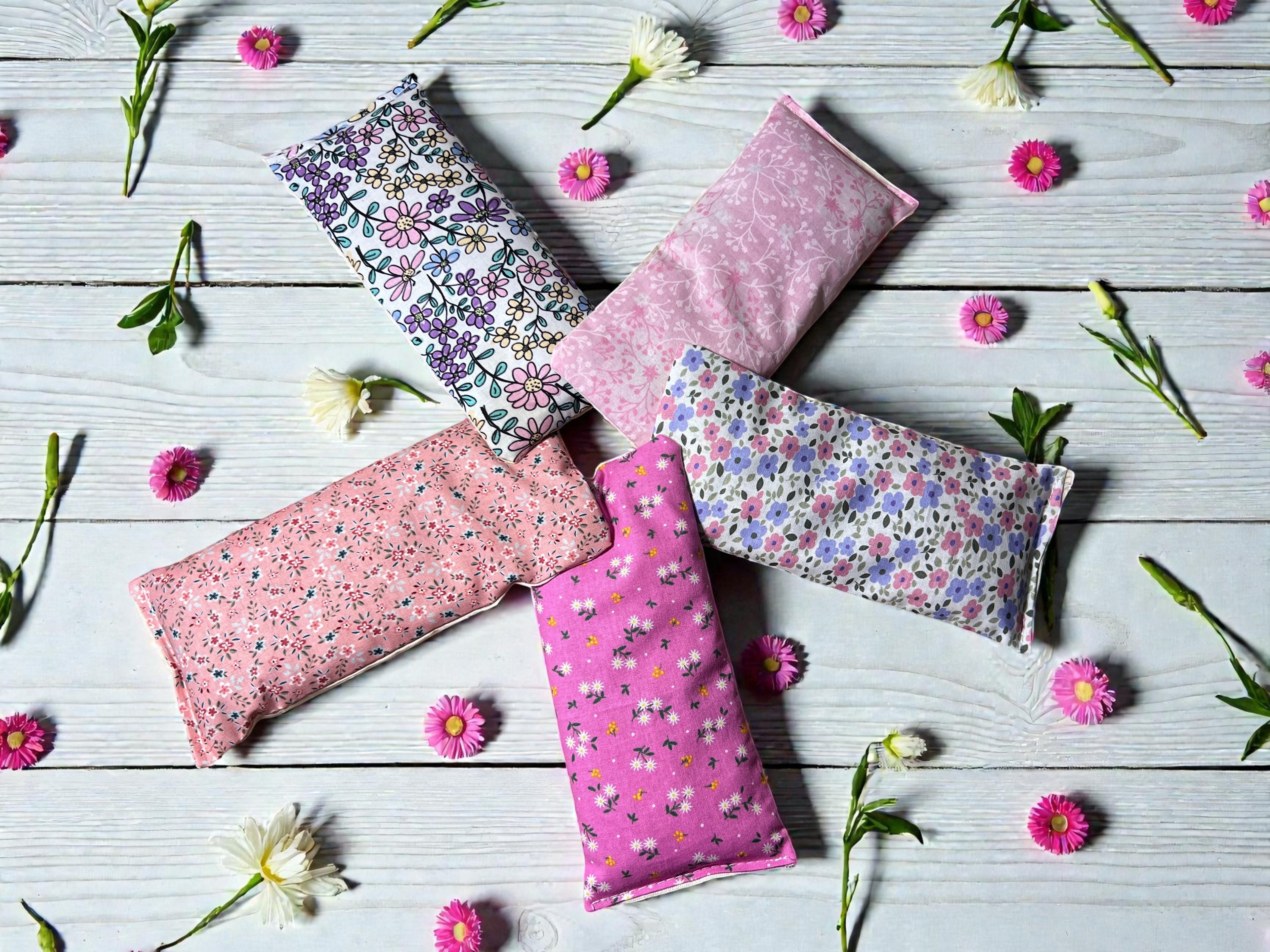 Lavender Eye Pillows Wheat Heat/ Cold Bags x10